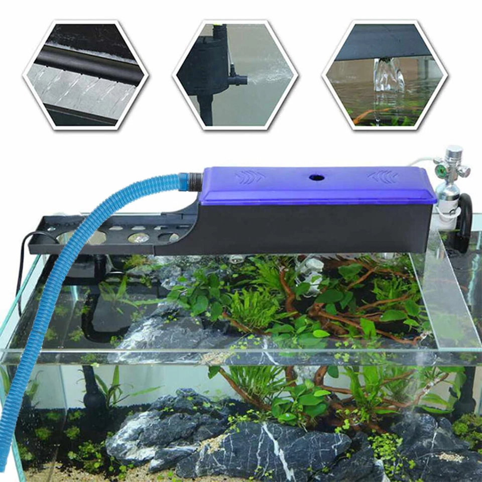 Wartungsarm Aquarium Top Filter Box, externe Wasserfilter Box 650-1800L/H - Bild 4 von 4