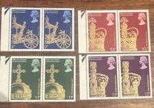 GB SG 1059-1062 MNH MINT STAMP SET 1978 X 2 25th Anniversary of Coronation