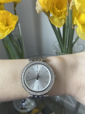 Michael Kors Silver-Tone Crystal Bezel Watch Michael Kors Runway MK5544 Women main image 4