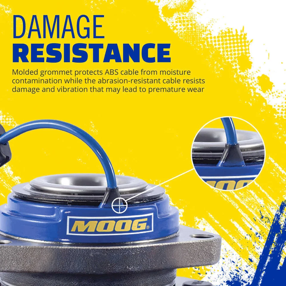 Conjunto de cojinete de rueda y buje para conjuntos de buje Cadillac SRX 2004-2009 MOOG Foto 4 de 4