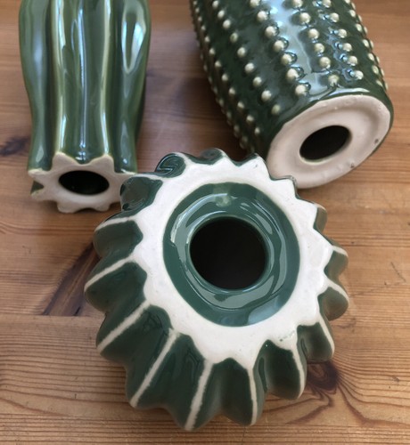 IKEA Porzellan Kaktus Kakteen 3teiliges Set selten Rar NEU - Bild 3 von 5