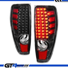 For 2004-2012 Chevy Colorado Gmc Canyon Led Pure Black Tail Lights Brake Lamps