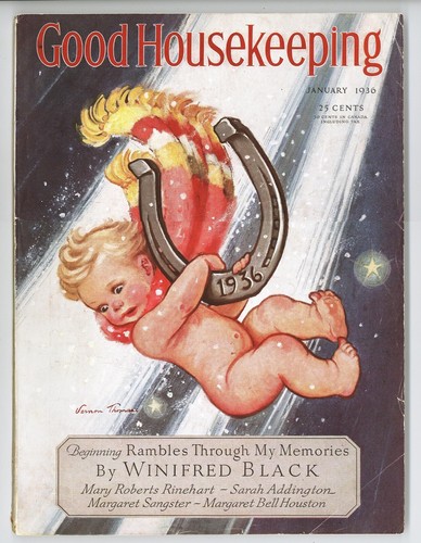 1st WALT DISNEY "MICKEY'S THROUGH The MIRROR " - GOOD HOUSEKEEPING - Jan, 1936 - Picture 4 of 10