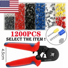 1200PCS Cable Cord Pin End Bootlace Ferrule Terminal Set Wire Crimp Connectors