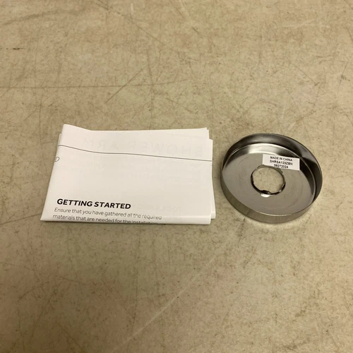 Signature Hardware 12" Shower Arm & Flange Brushed Nickel SHRSA123BG - Picture 5 of 15