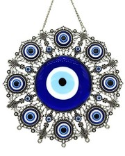 LargeBlue Evil Eye Turkish Nazar Protective Wall Room Hanging Decoration Amulet