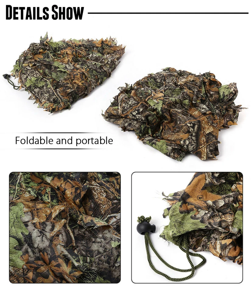 Traje Ghillie Sirius Survival Camuflado para Caza, Supervivencia o Francotirador Traje Disfraz Foto 3 de 4