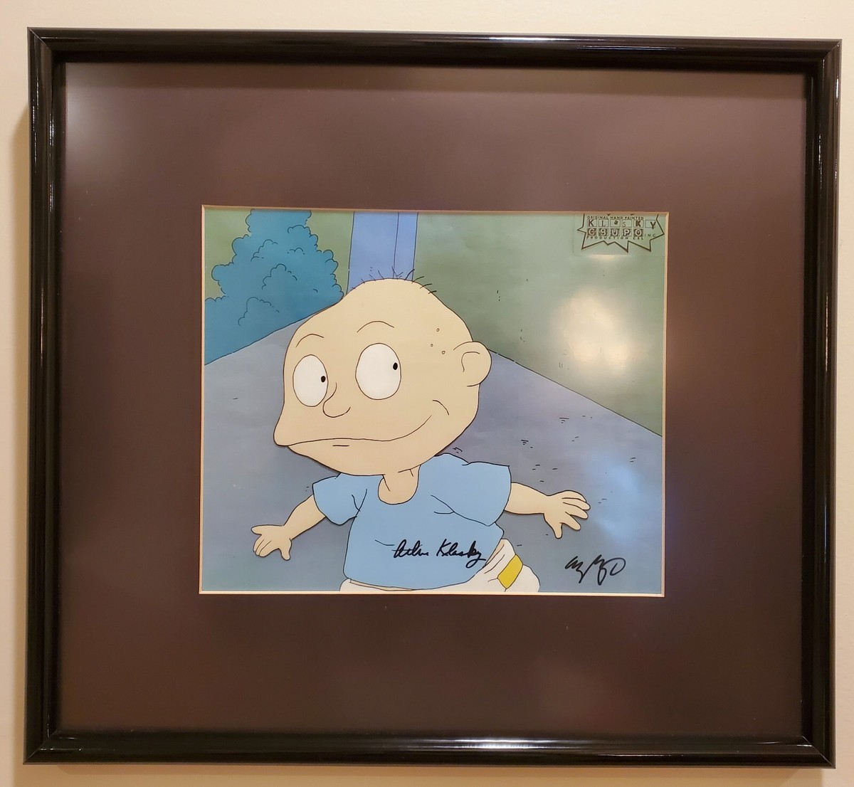 SIGNED Nickelodeon Rugrats Tommy Pickles Cel Limited Edition