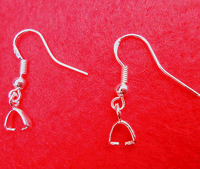 20PCS Wholesale 925 Sterling Silver Jewelry Findings French Pinch