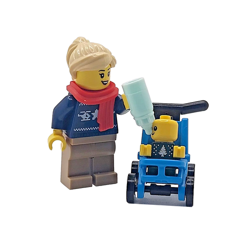 Original LEGO® Mama & Baby Geschenk Weihnachten Kleidung Minifiguren Mutter Deko - Bild 3 von 5