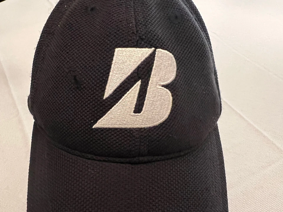 Gorra de golf Bridgestone E7 Plus negra con correa ligeramente limpia ⛳ LEER Foto 2 de 4