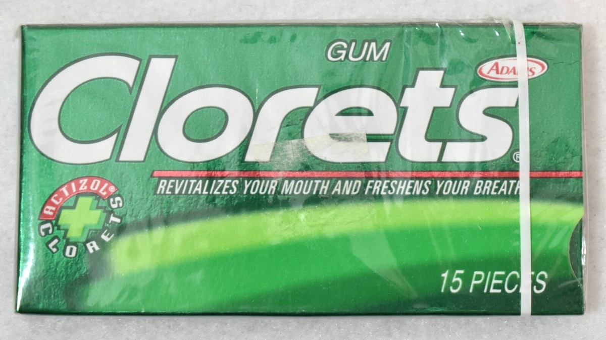 Clorets with Actizol 15 Pieces of Gum-Sealed Vintage | eBay