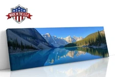 Valley of Echoes Canvas Print for Home Decor, Mountain Wall Decor Art Poster