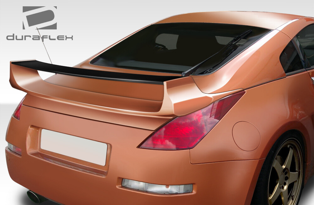 シードラス 084 2003-2008 Nissan 350Z 2DR 2 Vader 3 Duraflex Body Kit Wing