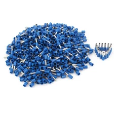 1000x E2508 14AWG Copper Crimp Connector Insulated Ferrule Pin Cord End Terminal