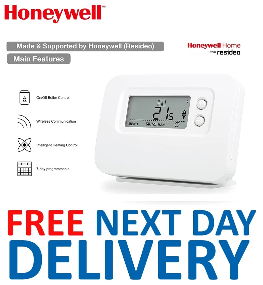 Honeywell CM927 CM921 CM727 CM721 Wireless Room Thermostat TTHWFP Resideo - Image 2 of 4