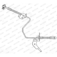 Ferodo Bremsschlauch FüR Opel Meriva Zafira B A05 1.8 1.6 1.9 Cdti F75_ 2.2 16V