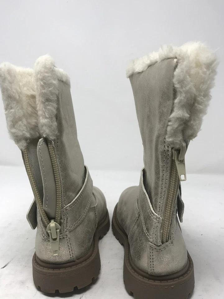 Новый CARTER'S июня 2 искусственного меха зимние ботинки детей ясельного возраста размер 9 - Изображение 4 из 4