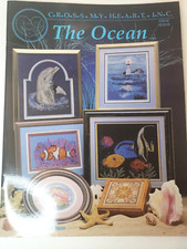The Ocean Cross Stitch Pattern Chart Cross My Heart Dolphin Fish Shells B17