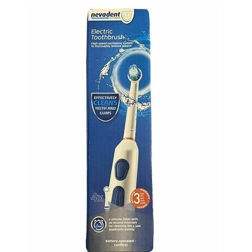 Nevadent electric toothbrush with 4X toothbrush heads 4055334714877 eBay