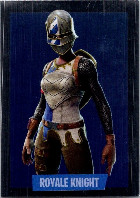 2019 Panini Fortnite Royale Knight #089 Sticker Foil Rare Short Print ...