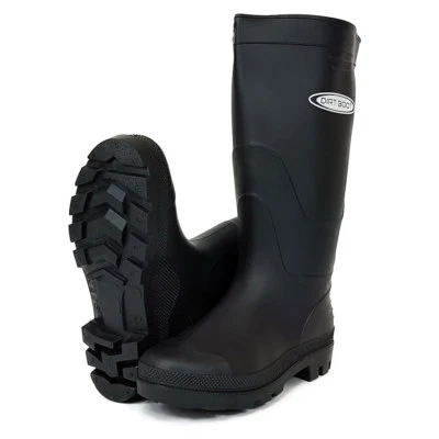 Dirt Boot® Damen Herren schwarz & grün Festival Wellington Stiefel Wellies Gartenarbeit