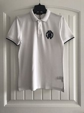 NEW ROBERTO CAVALLI 100 COTTON THREE BUTTONS FRONT MEN'S T-SHIRT SIZE S