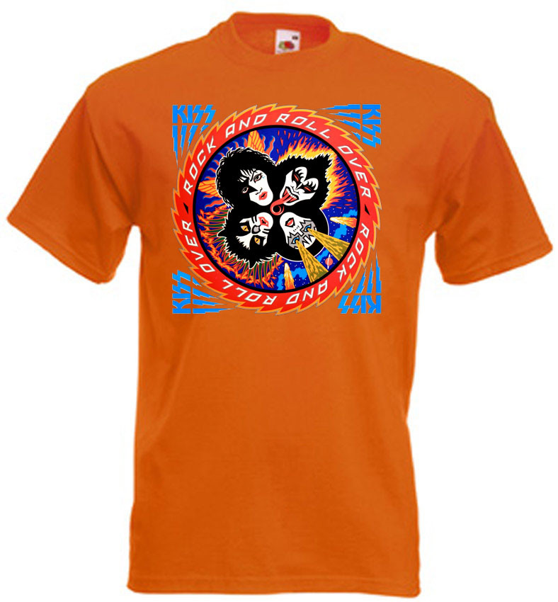 KISS Rock and Roll Over T-shirt hard rock heavy metal all colors