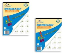 One Page A Day Single Digit Beginner Multiplication Math Problem Workbook for...