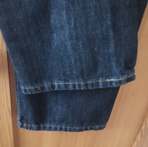 Jean de mezclilla oscura Levi's 514 algodón pierna recta talla 32x30 ¡Como nuevo! - Imagen 10 de 12