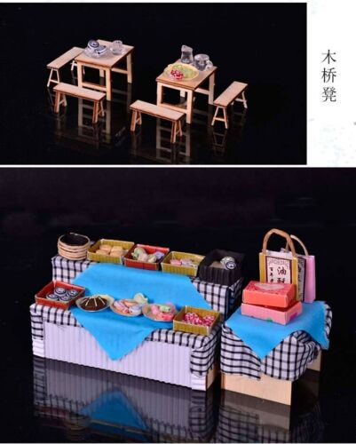 Diorama Miniature House Building Model Set LED Lighting Scene Display Model Gift - Picture 241 of 262