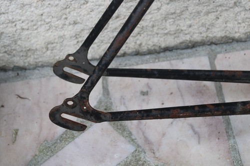 cadre vélo 1920's 51/59cm 700B à pattes retournées (no peugeot) - Imagen 19 de 20