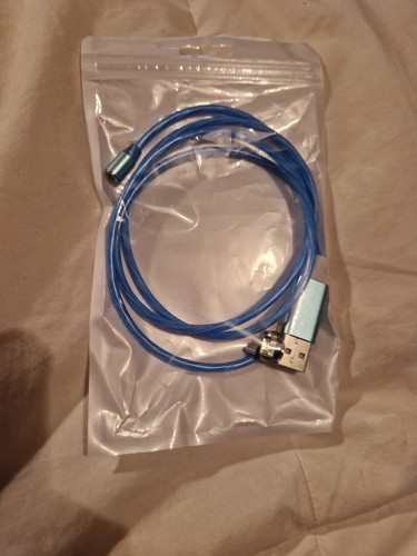 Glowing Flowing 3 in 1 LED Magnetic Phone Charger for Type C IOS Micro USB Cable - Picture 15 of 44