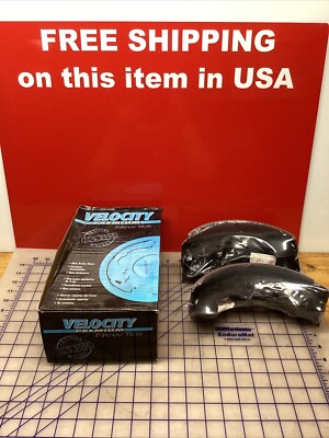 New Bonded Velocity Brake Shoe Set New Tek #NB786