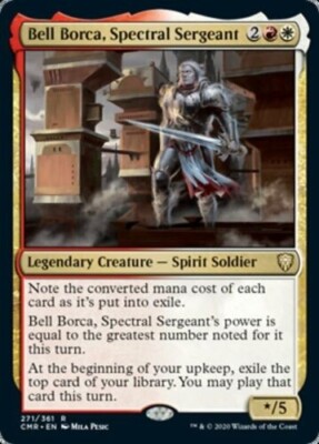 Bell Borca, Spectral Sergeant x1 1x FOIL Commander Legends NM MTG