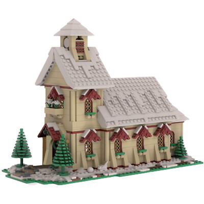 Winter Village Wedding Chapel Model Building Toys Set 1395 teile C5535