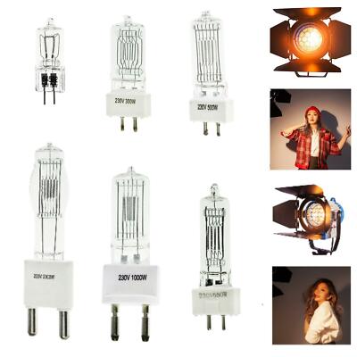 Halogen Tungsten Modeling Lamp Bulb Strobe 50-2000W GX6