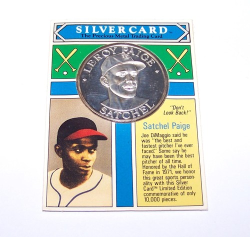 Satchel Paige HOF Coin 1oz .999 Pure Silver Round - MLB Legends of Baseball