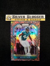 2020 Myles Jack Panini Prizm Red/ Black Snakeskin #98 Jaguars SP Case Hit