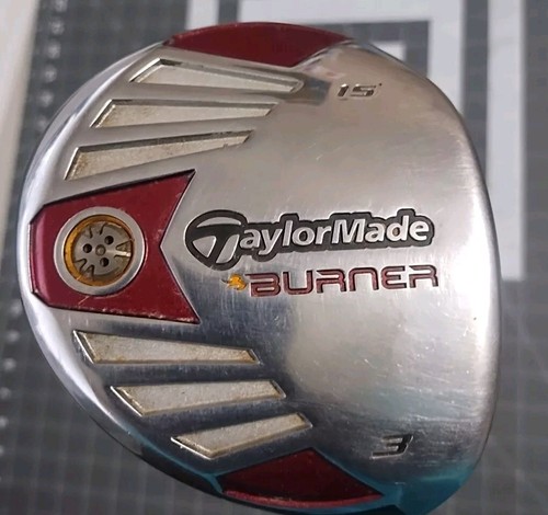 Taylormade Burner 3 Wood 15* S Flex Reax Superfast 50g RH 44" Jumbo Max XL
