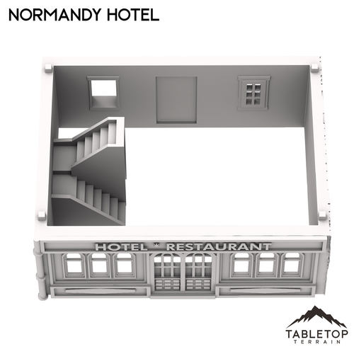 Hotel Normandía - Edificio Francés - Terreno de Mesa Wargame Segunda Guerra Mundial - Imagen 6 de 6