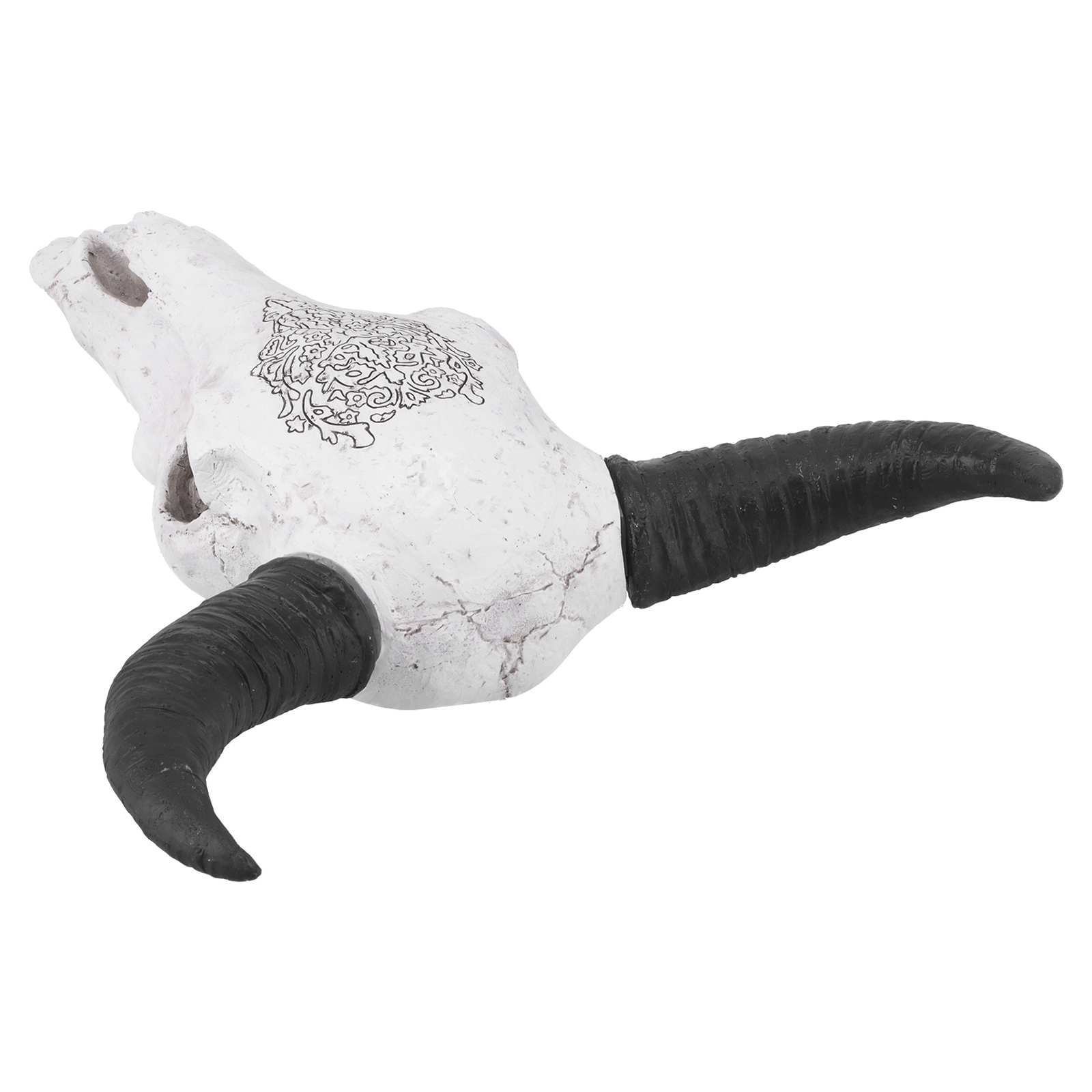 Resin Bull Head Hanging Mysterious Cow Head Wall Decor Beautiful Simple