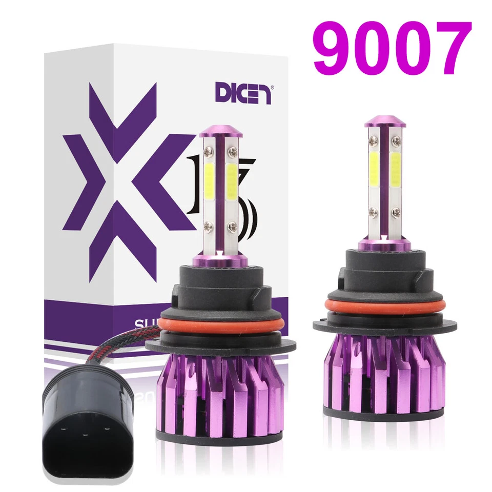 9007 HB5 LED Headlight 270000LM High&Low Beam Bulbs For Ford F-150 F-250 F-350 - Image 2 of 4