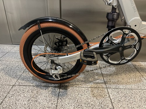 Bicicletta pieghevole Mercedes Benz Folding Bike bicicletta pieghevole, pieghevole argento - Foto 11 di 17