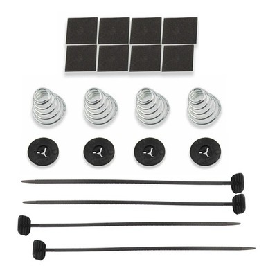 1Sets Car Electric Radiator Fan Tie Strap Mounting Kit Zip Ties Straps Tab,