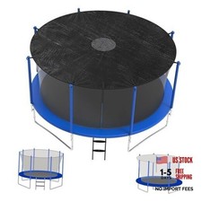 Heavy Duty Trampoline Shade Cover, Universal for 6/8 Poles, 14ft Tear 14FT