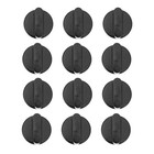 12Pcs Gas Stove Switch Knob Plastic Stove Control Knobs Cooker Replacement Set