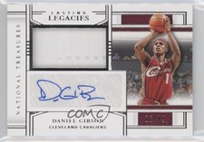 2020-21 Panini National Treasures Lasting Legacies 6/49 Daniel Gibson Auto s3g