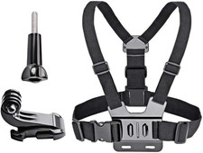 Chest Harness Mount Adjustable Camera Chest Strap with J Hook Compatible with Go
