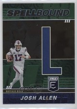 2022 Panini Donruss Elite Spellbound Green Josh Allen (Letter L) #SB-JA3 1d5a